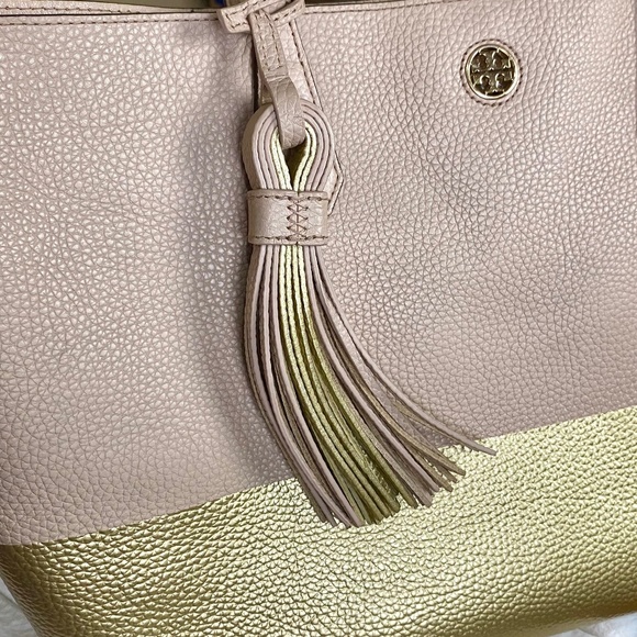 TORY BURCH Color-Block Perry Tote - Picture 8 of 12